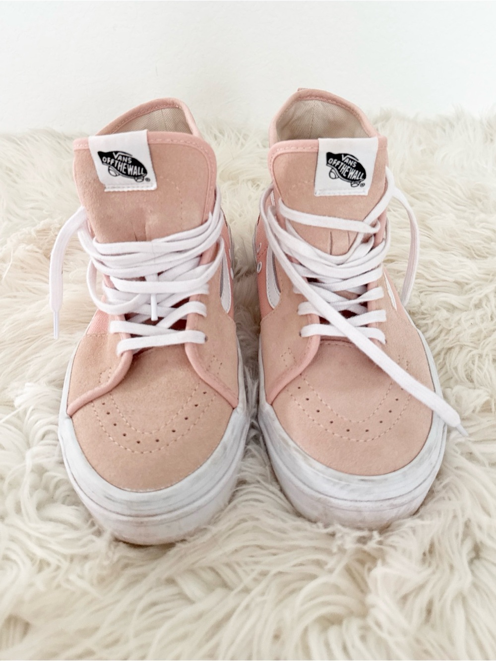 Vans Pink High-Top Women's Sneakers